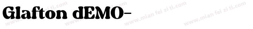 Glafton dEMO字体转换
